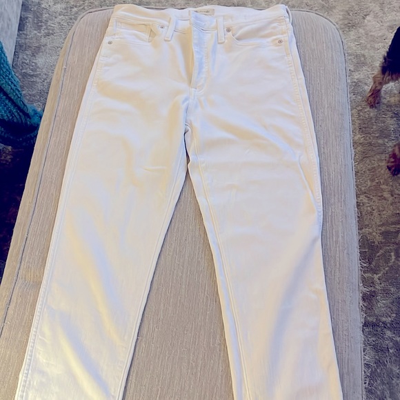 Madewell Stovepipe Jeans in White - Picture 5 of 6